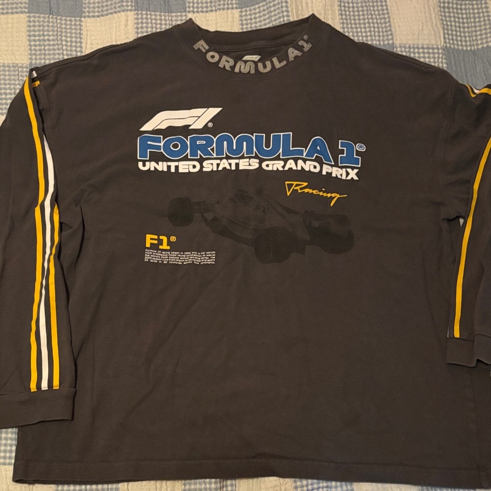 Formula 1 Racing Long Sleeve Shirt - Black